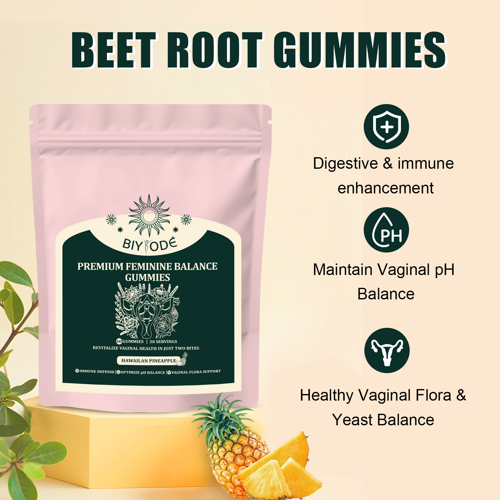 2 BAG Premium Feminine Balance - Health Wellness Gummies 评论和价格