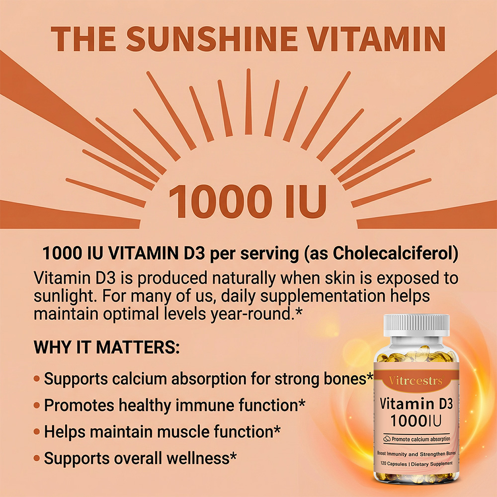 Vitamin D3 1000 IU Capsules, S - Health Wellness Day 评论和价格