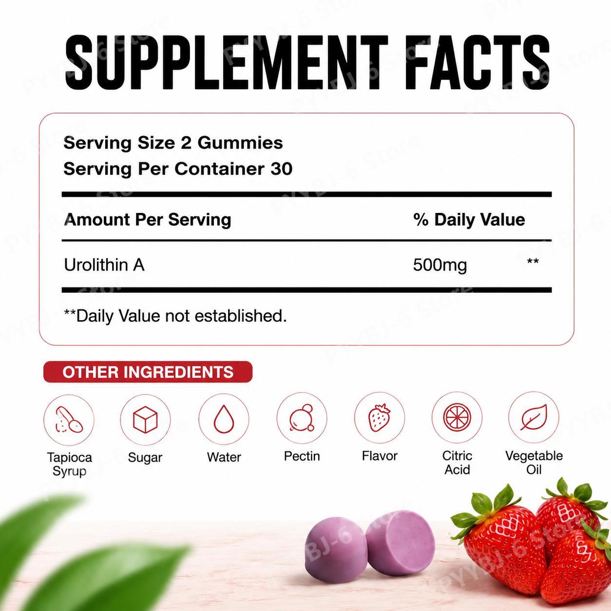 Docteat Urolithin A Gummies Mu - Health Wellness Gummies 评论和价格
