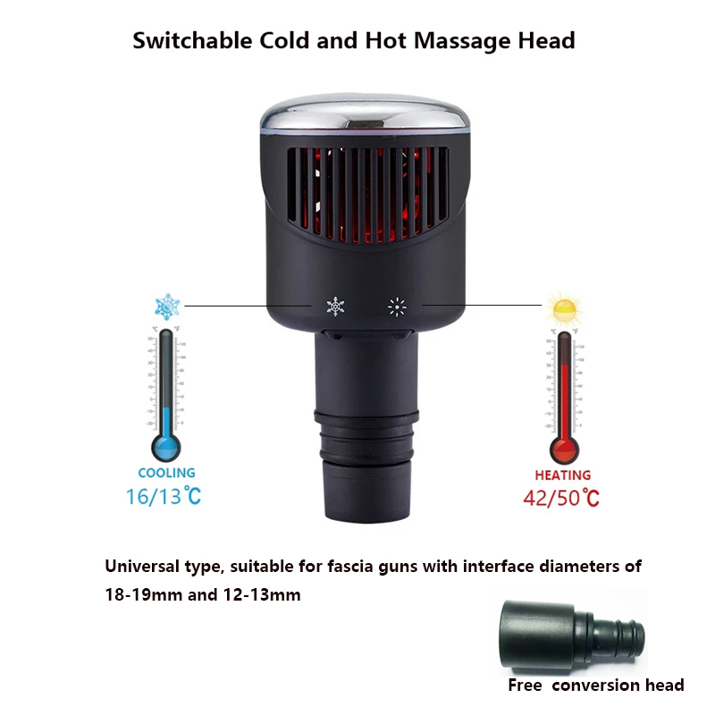 New Heat-Cold Fascia Gun Massa - Health Wellness Massage 评论和价格