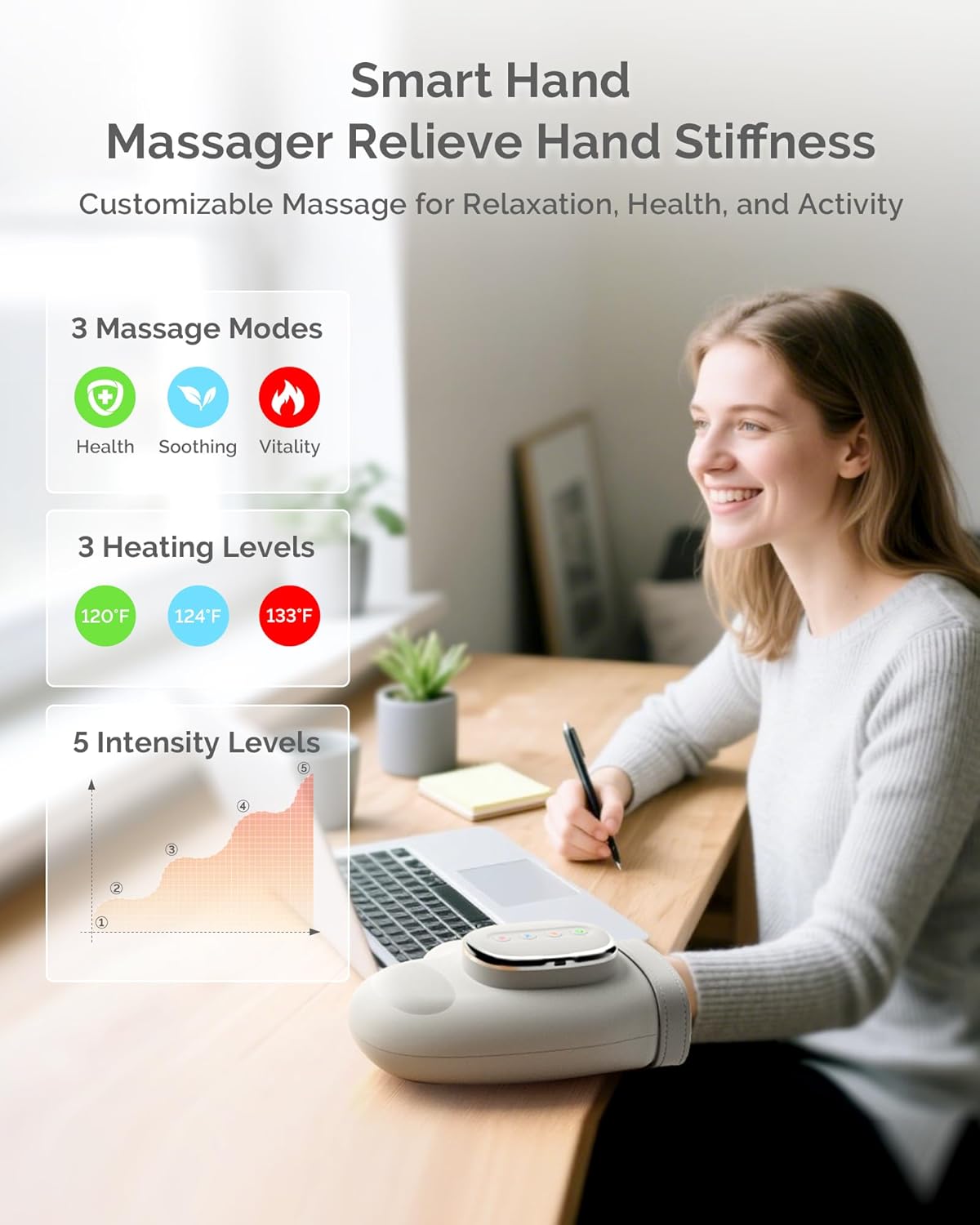 Hand Massager with Airbag Comp - Health Wellness Massage 评论和价格