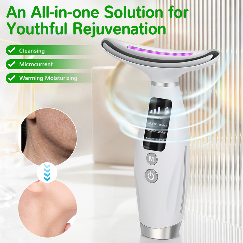 7 Color Facial Neck Massager E - Health Wellness Massage 评论和价格