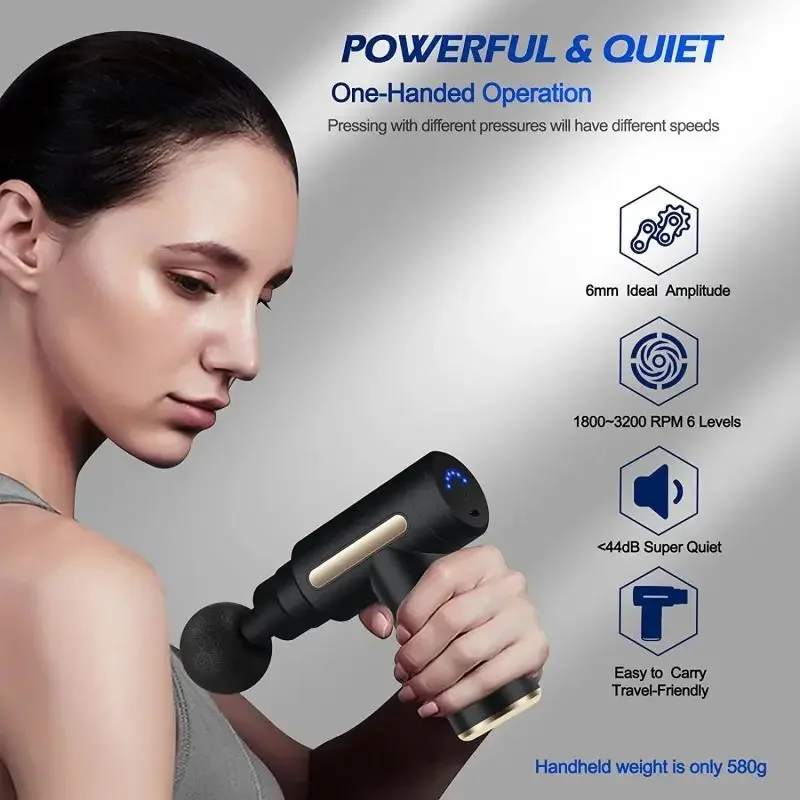Portable Fascial Massage Gun E - Health Wellness Massage 评论和价格