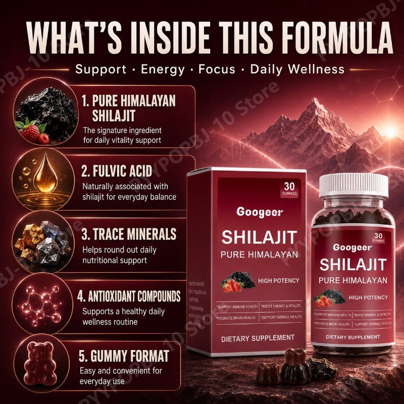 Googeer Shilajit Gummies Pure  - Health Wellness Gummies 评论和价格