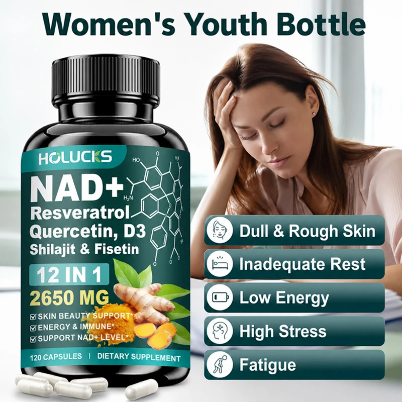 High Potency NAD+ Supplement,  - Health Wellness Vitality 评论和价格