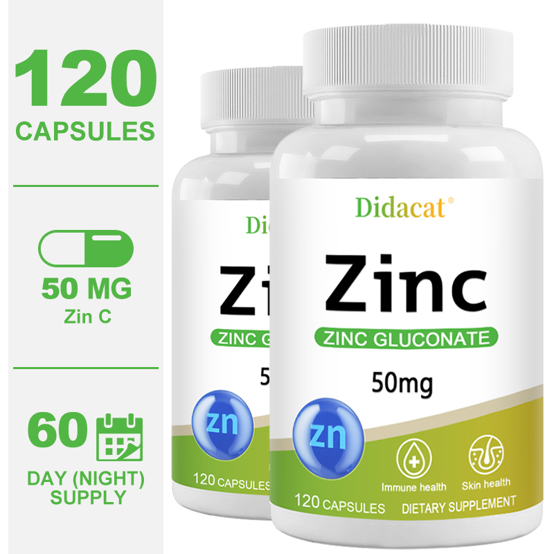 Zinc 50 Mg - with Zinc Glucona - Health Wellness Day 评论和价格
