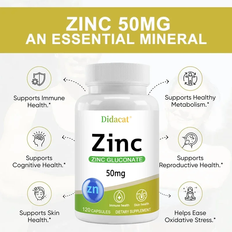 Zinc 50 Mg - with Zinc Glucona - Health Wellness Day 评论和价格